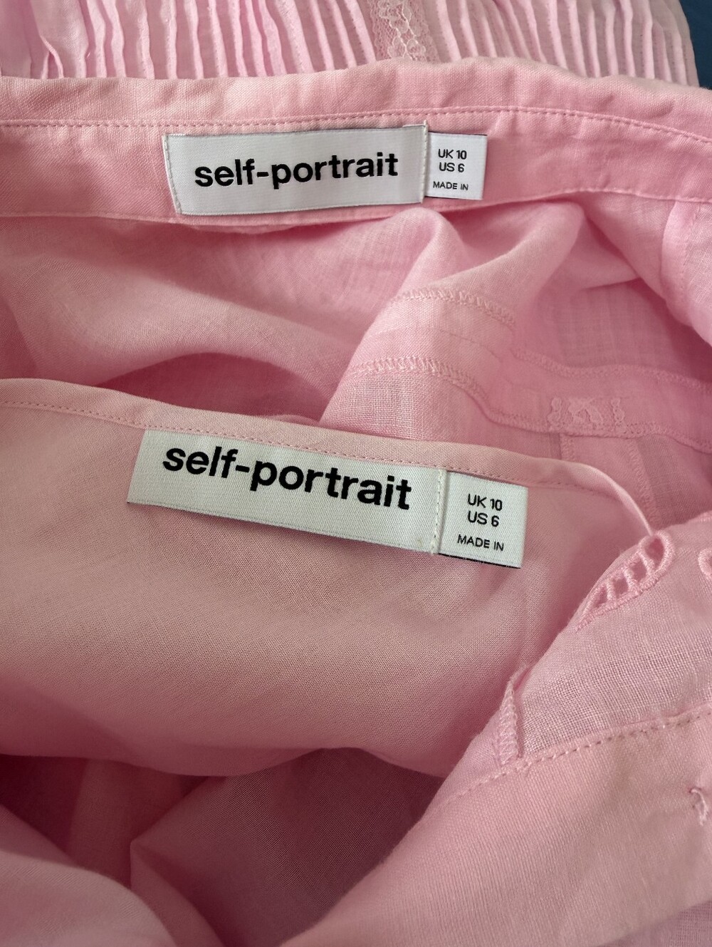 Self Portrait Pink Embroidered Midi Dress - Picture 13 of 16